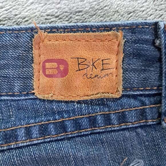 BKE Star 20 Jean Women 36x33.5, Tag 34x33.5 Bootcut Blue Denim Cotton Distressed - Picture 5 of 15